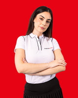 TOUR111 WHITE POLO WOMEN