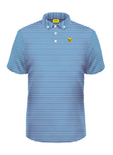 LIGHT BLUE STRIPED BLENDED POLO