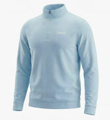 BABY BLUE PEACHED FABRIC PULL OVER