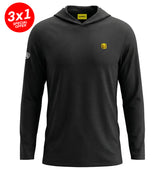 BLACK PERFORMANCE LIGHT HOODIE KIDS