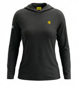 BLACK PERFORMANCE LIGHT HOODIE WOMEN