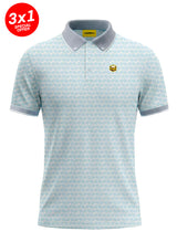 MONOGRAM BABY BLUE POLO