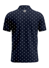 NAVY BLUE MONOGRAM POLO