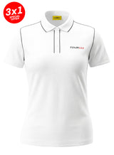 TOUR111 WHITE WOMEN POLO