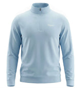 BABY BLUE PEACHED FABRIC PULL OVER