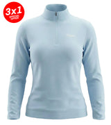 BABY BLUE PEACHED FABRIC PULL OVER WOMEN