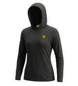 BLACK PERFORMANCE LIGHT HOODIE WOMEN