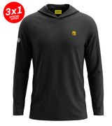 BLACK PERFORMANCE LIGHT HOODIE