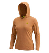 MOCHA PERFORMANCE LIGHT HOODIE WOMEN