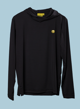 BLACK PERFORMANCE LIGHT HOODIE KIDS