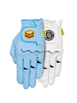 2 PACK BLUE AND WHITE SYNTHETIC GOLF GLOVE