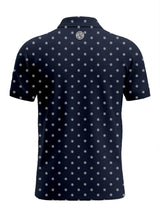 NAVY BLUE MONOGRAM POLO