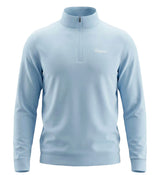 BABY BLUE PEACHED FABRIC PULL OVER