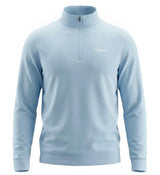 BABY BLUE PEACHED FABRIC PULL OVER