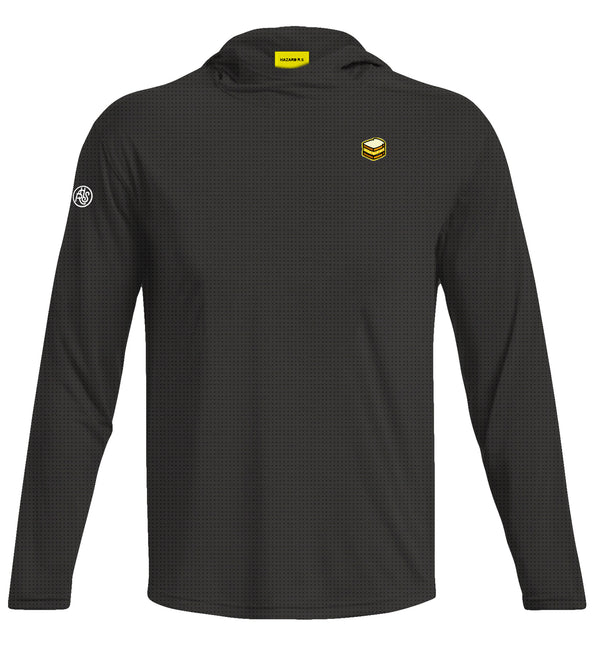 BLACK PERFORMANCE LIGHT HOODIE