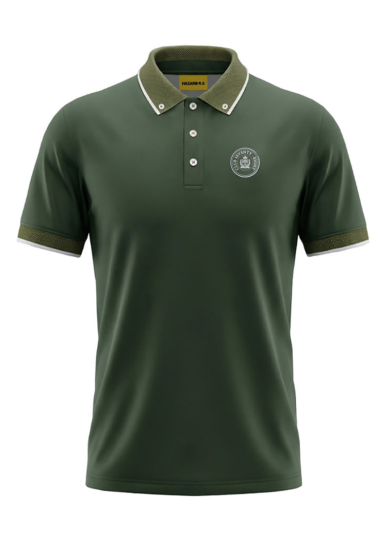 CLUB 78 GREEN POLO – HAZARD ROUGH SOCIETY