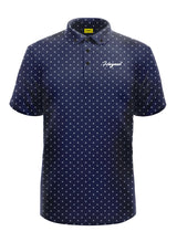 NAVY BLUE MONOGRAM POLO