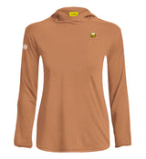 MOCHA PERFORMANCE LIGHT HOODIE WOMEN