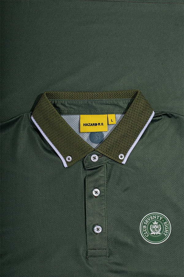CLUB 78 GREEN POLO – HAZARD ROUGH SOCIETY