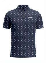 NAVY BLUE MONOGRAM POLO