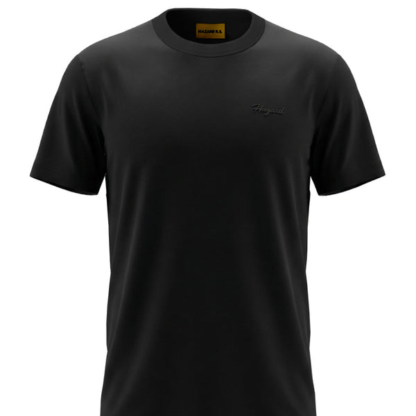 ESSENTIAL TEE BLACK – HAZARD ROUGH SOCIETY