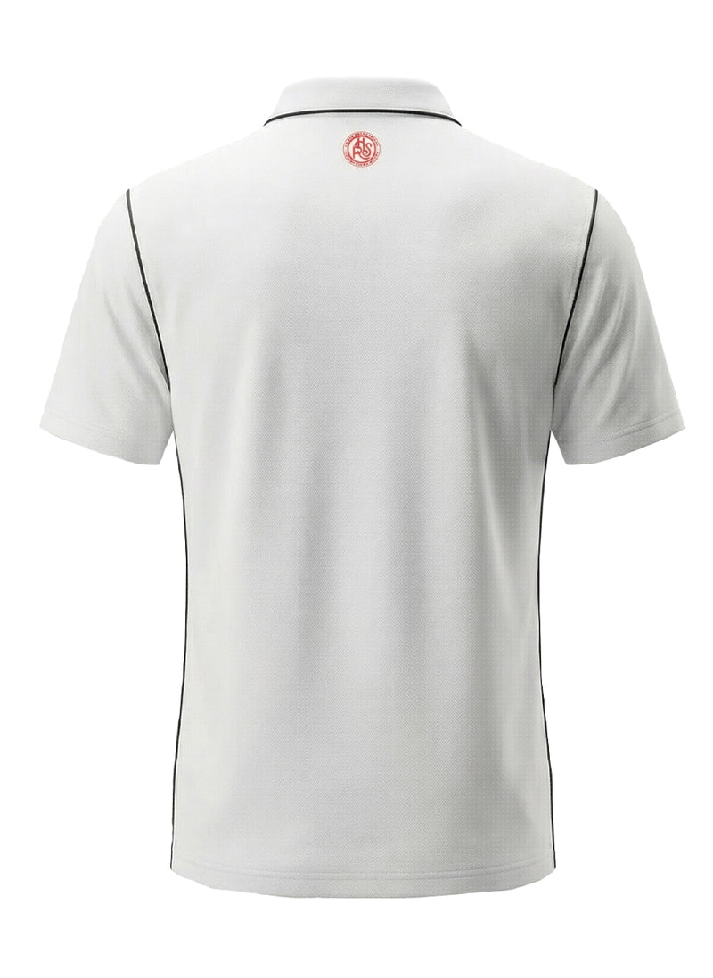 TOUR111 WHITE POLO – HAZARD ROUGH SOCIETY
