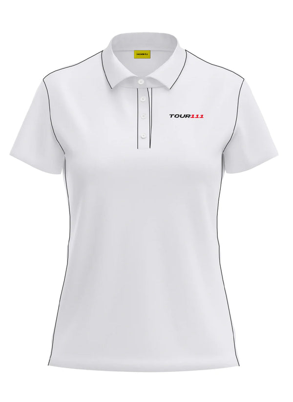 TOUR111 WHITE POLO WOMEN