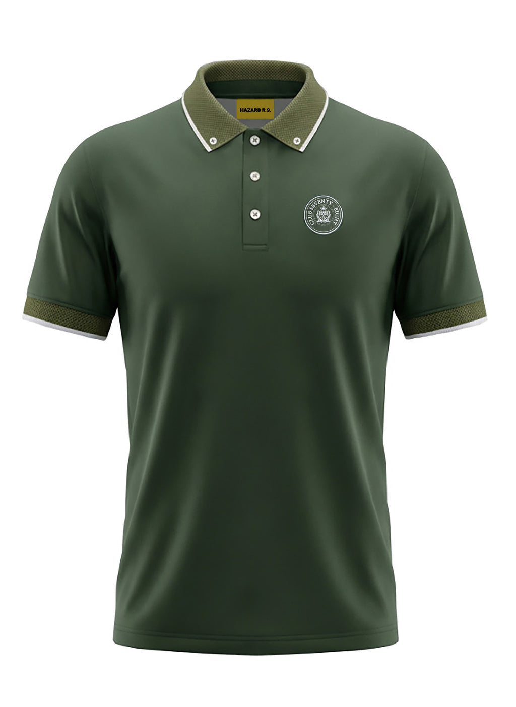 CLUB 78 GREEN POLO – HAZARD ROUGH SOCIETY