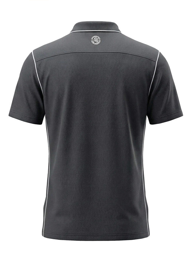 TOUR111 BLACK POLO – HAZARD ROUGH SOCIETY