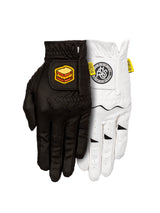 2 PACK BLACK AND WHITE SYNTHETIC GOLF GLOVE